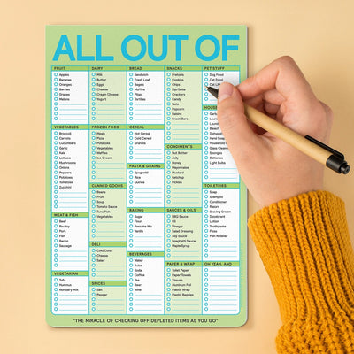 All Out Of Notepad with Magnet