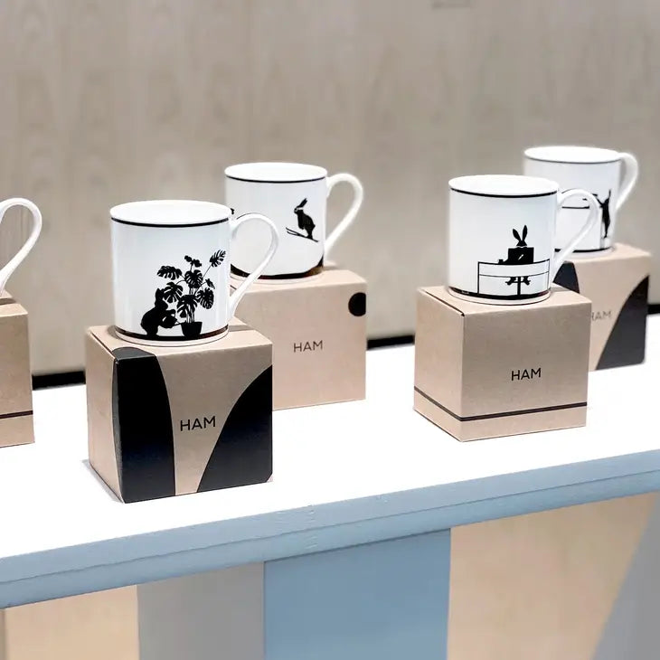 Cycling Rabbit Mug