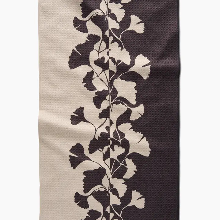 Midnight Gingko Tea Towel