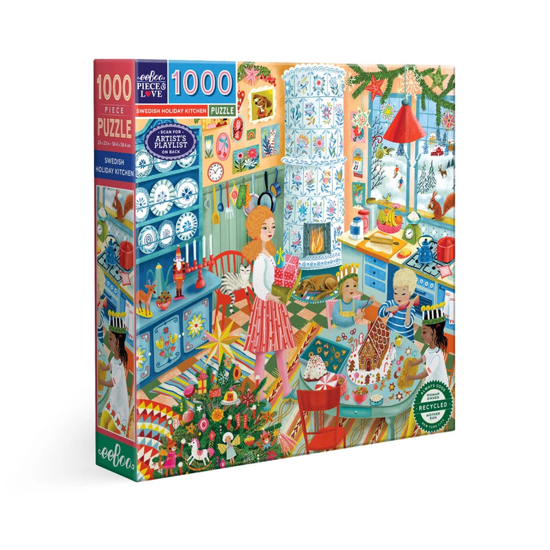 Swedish Holiday Kitchen 1000 Piece Puzzle