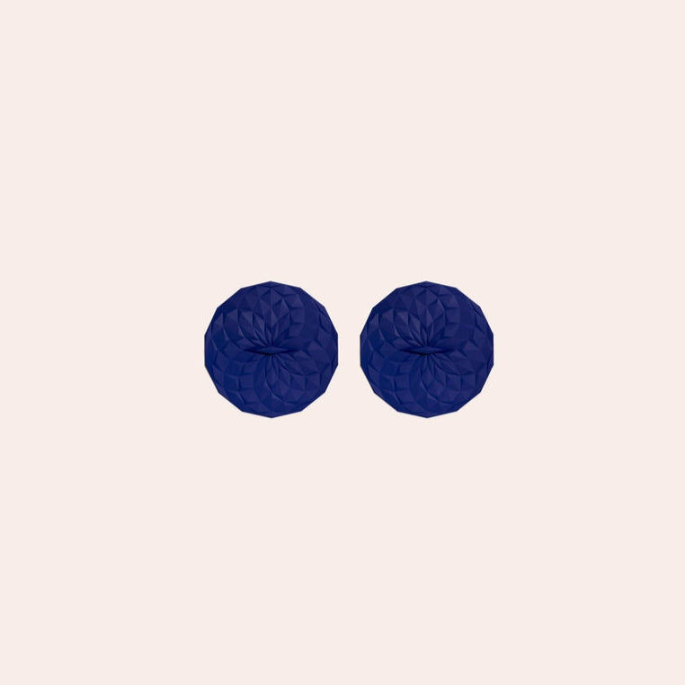GIR, 2-Pack 4" Round Suction Lid in Navy