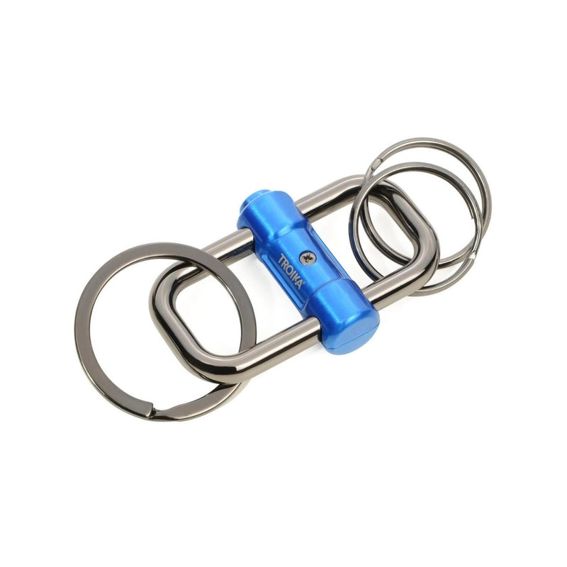 Troika 2-Way Quick Release Keychain in Blue
