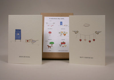 Valentines Boxed Card Set - Set of 6