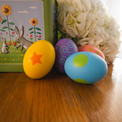 Wooden Egg Rhythm Shakers