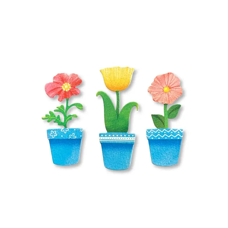 Roeda Magnets, Flowers Pot Magnets
