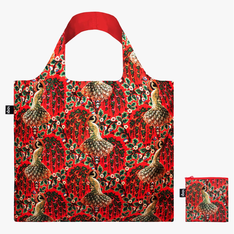 Decorative Art Peacock Power Recycled Bag