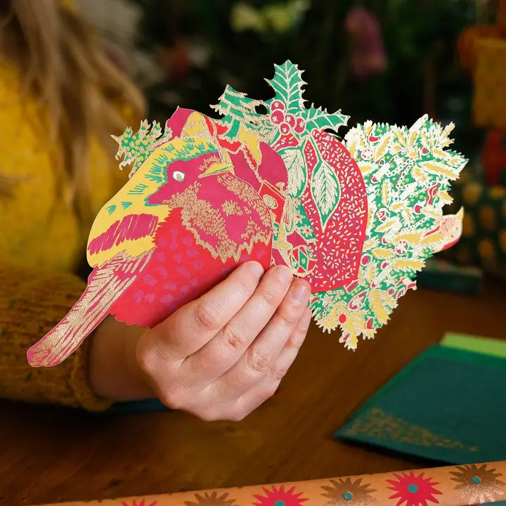 Christmas Card Recycled Paper, 5 Pack