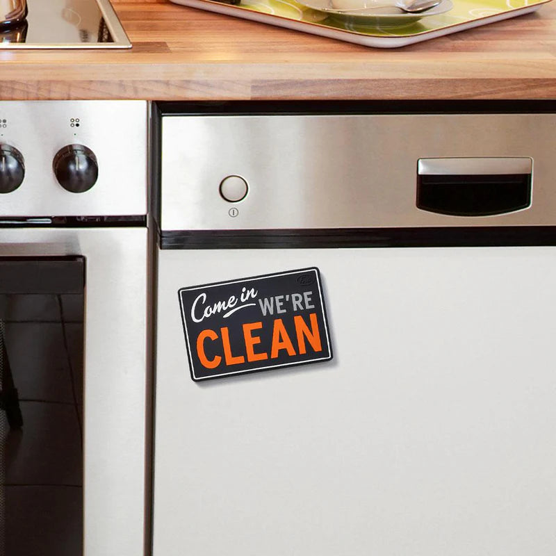 Flipside - Come In, Reversible Dishwasher Sign