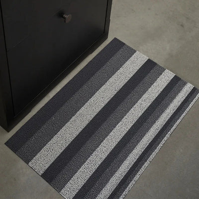 Floor Mat - Bounce Stripe Shag in Moonlight