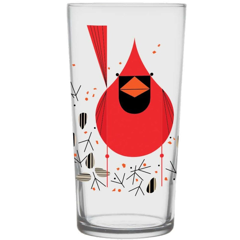 Charley Harper, Cardinal Bird Glasses