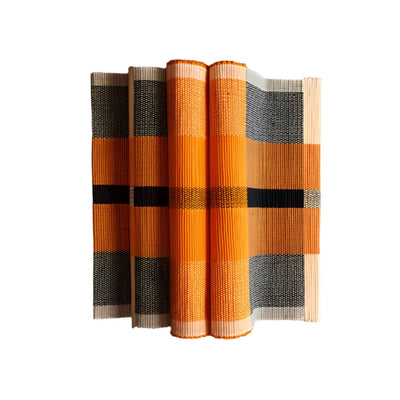 Handwoven Table Runner in Miami Marmalade