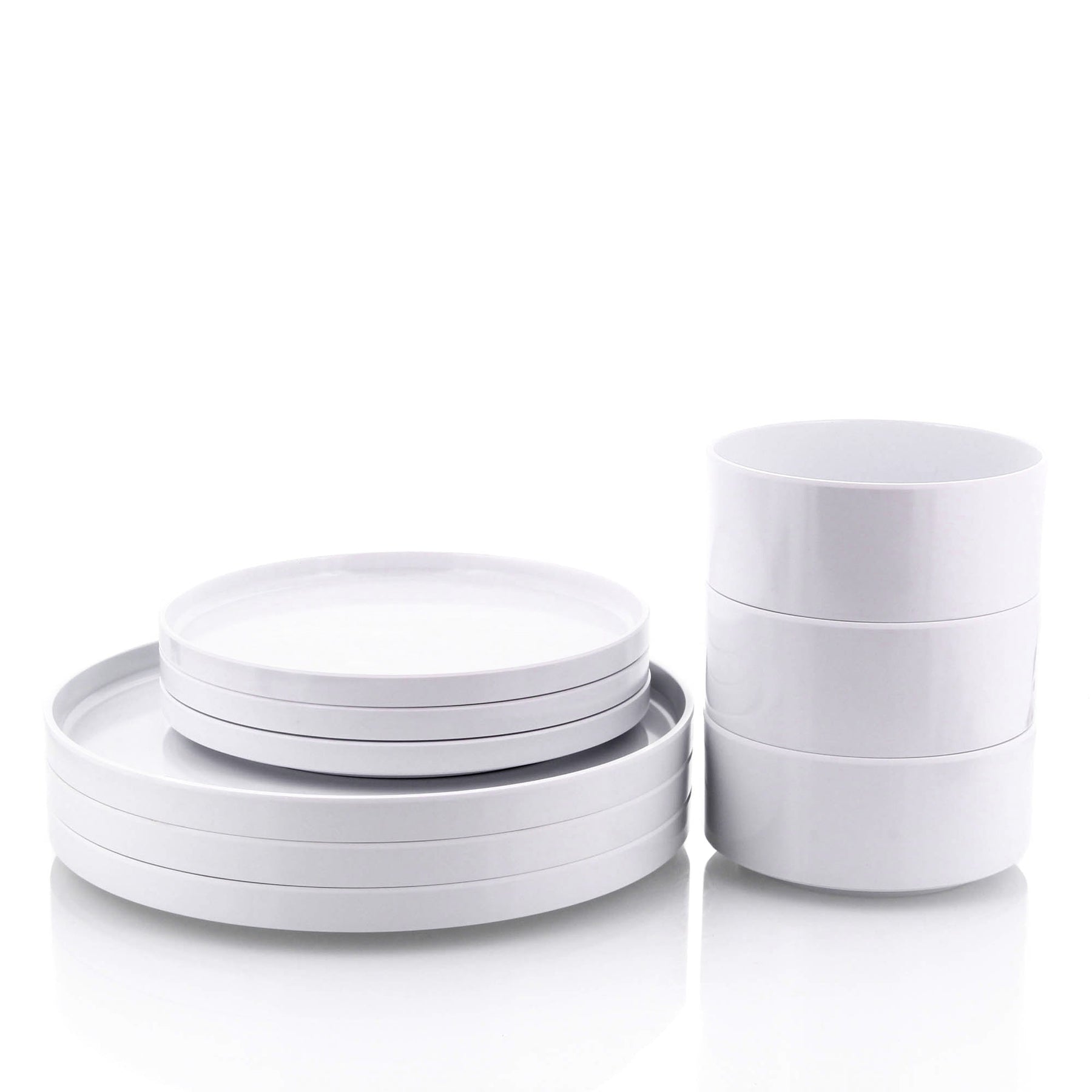 Stackable Dinnerware Sphere Heller, Stackable Dinnerware, Mug Set – AKAR Design
