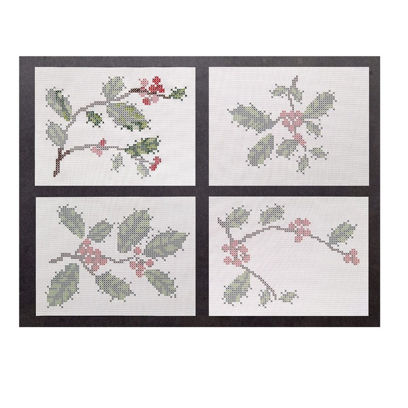 Holly Rectangle Placemats Kit