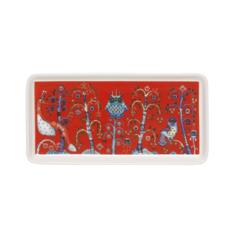 Iittala, Taika: Rectangular Plate in Red