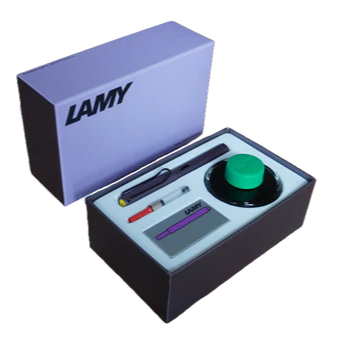 Lamy, Gift Set! Safari Fountain Pen in Aubergine