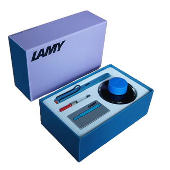 Lamy, Gift Set! Safari Fountain Pen in Denim