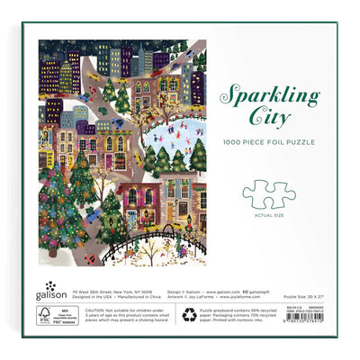 Sparkling City 1000 Piece Foil Puzzle