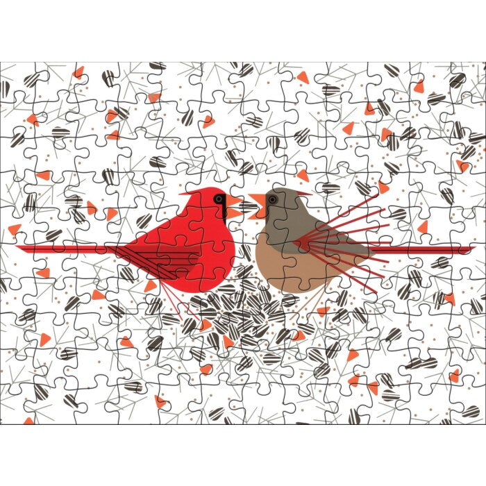 Charley Harper Four Works of Art 120-Piece Jigsaw Puzzles