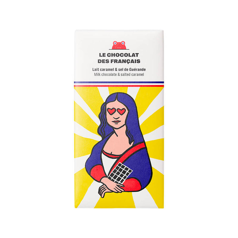 Mona Lisa Milk Chocolate + Caramel Bar