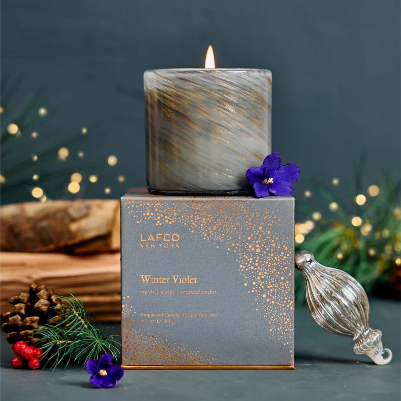Winter Violet Candle