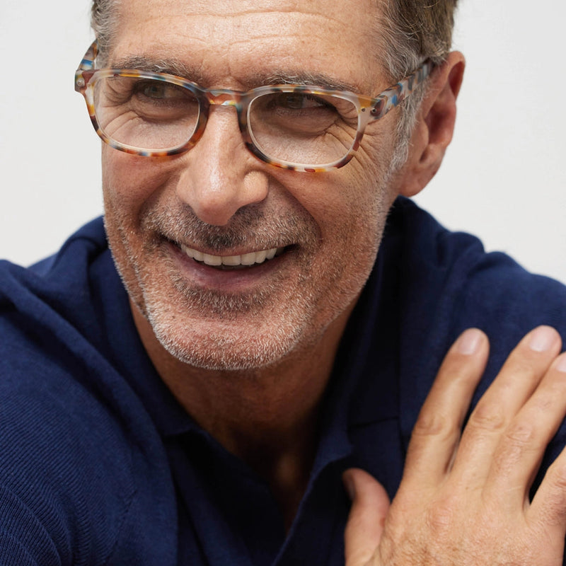 IZIPIZI, Blue Tortoise Reading Glasses 