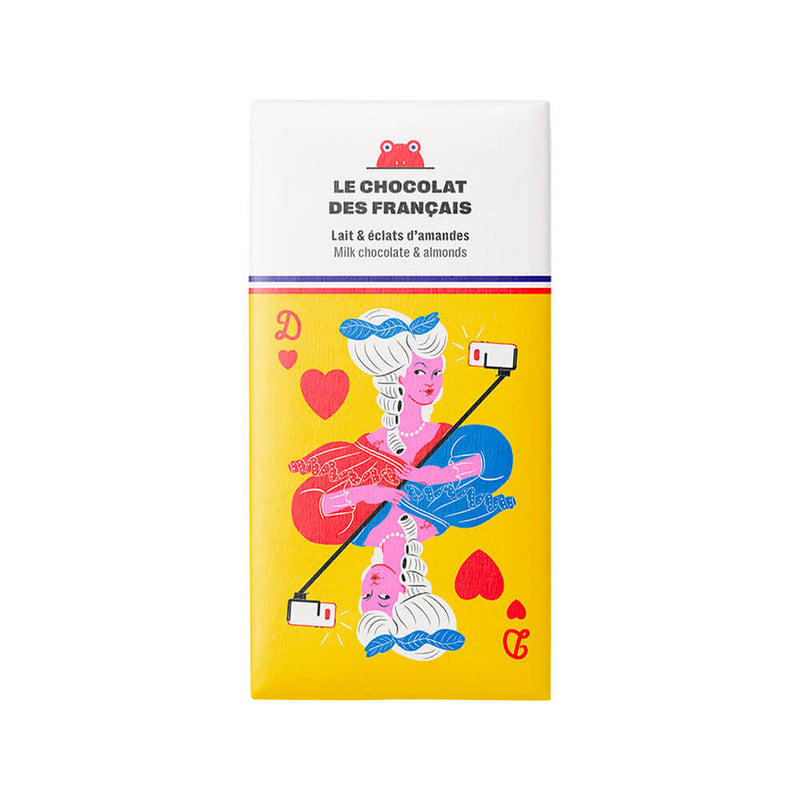 Marie Antoinette Milk Chocolate with Almonds Bar