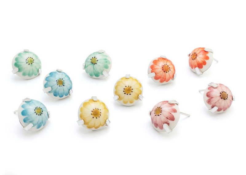 Half Sphere Polka Dot Earrings