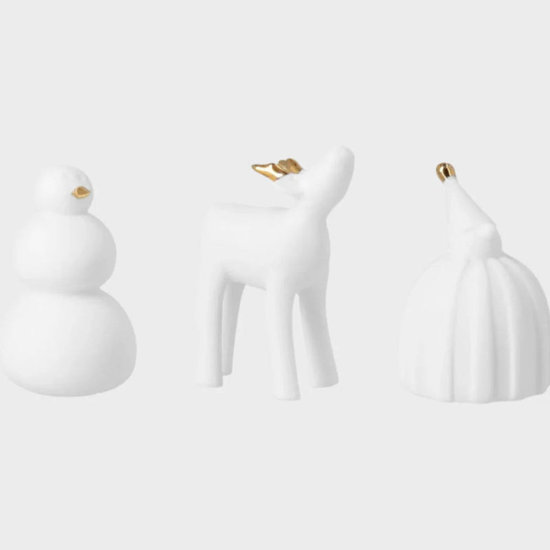 Holiday Figurines Winter Whimsy, Set of 3