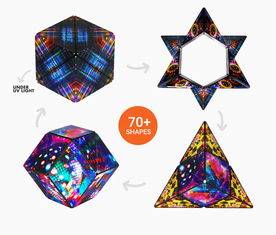 Shashibo: Magnetic Puzzle Box in Disco Plaid – AKAR Design