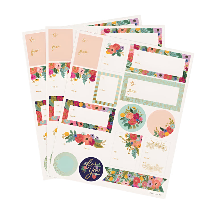 Garden Party Gift Stickers