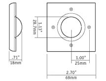 SpOre, Square Doorbell Button