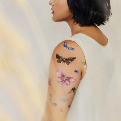 Floraflies Sheet Tattoo set of 2