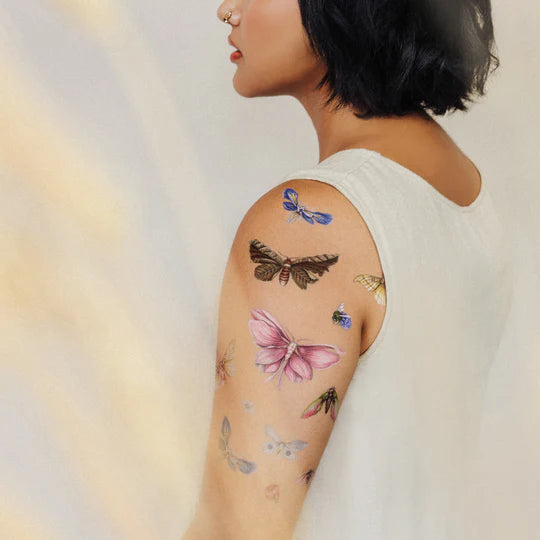 Floraflies Sheet Tattoo set of 2