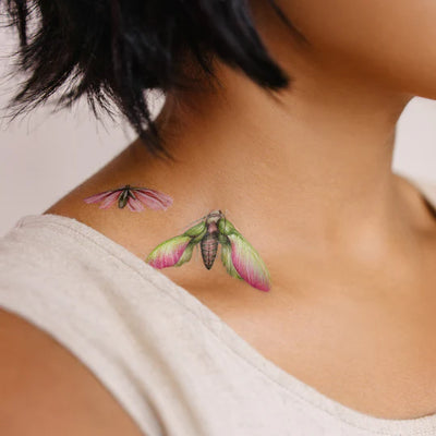 Floraflies Sheet Tattoo set of 2