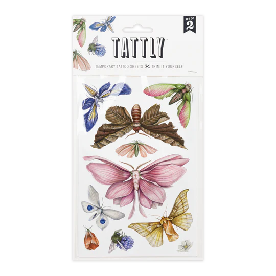 Floraflies Sheet Tattoo set of 2