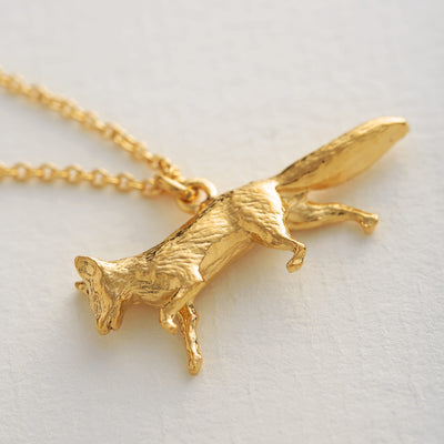 Prowling Fox Necklace by Alex Monroe Jewellery
