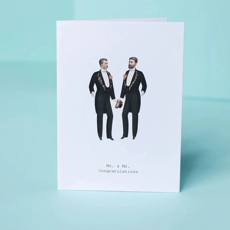 Mr. & Mr. Congratulations Greeting Card