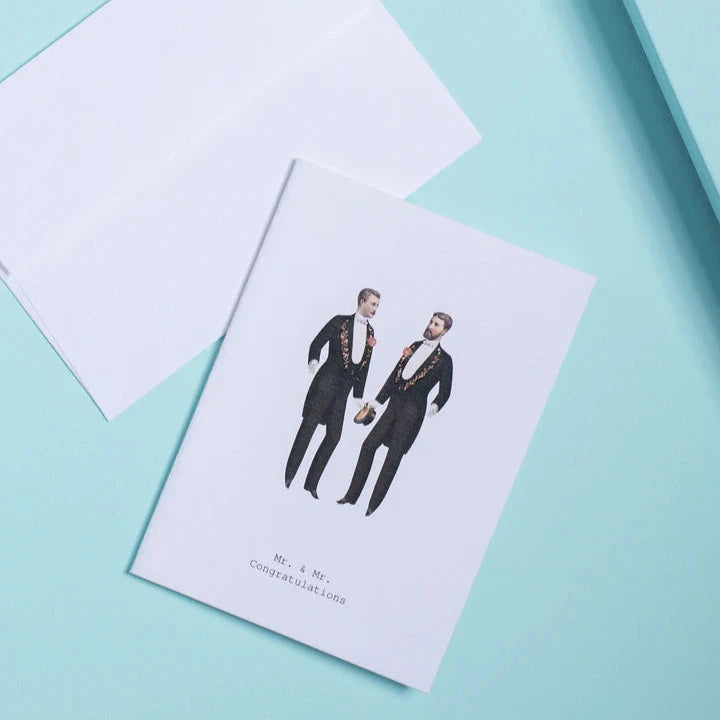 Mr. & Mr. Congratulations Greeting Card