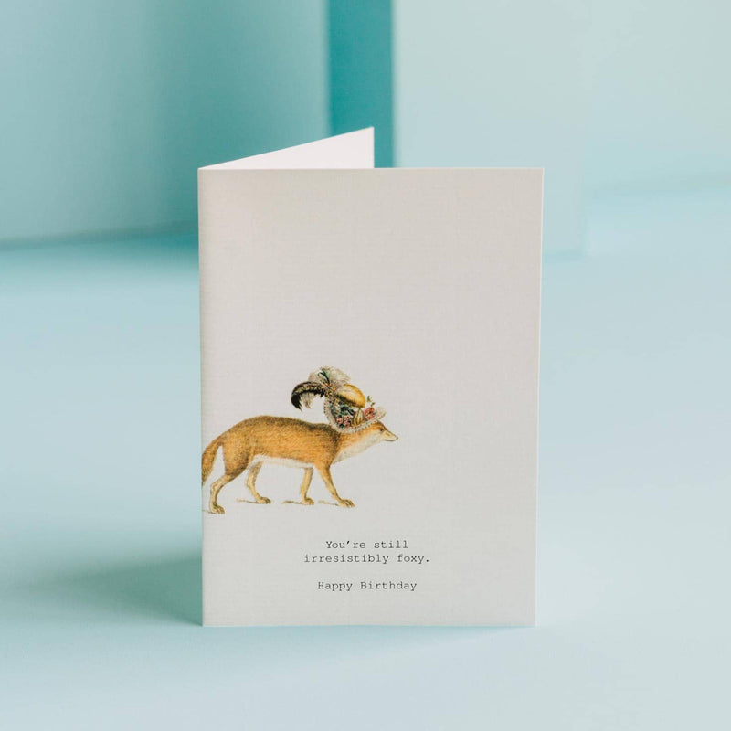 Still Irresistably Foxy Greeting Card