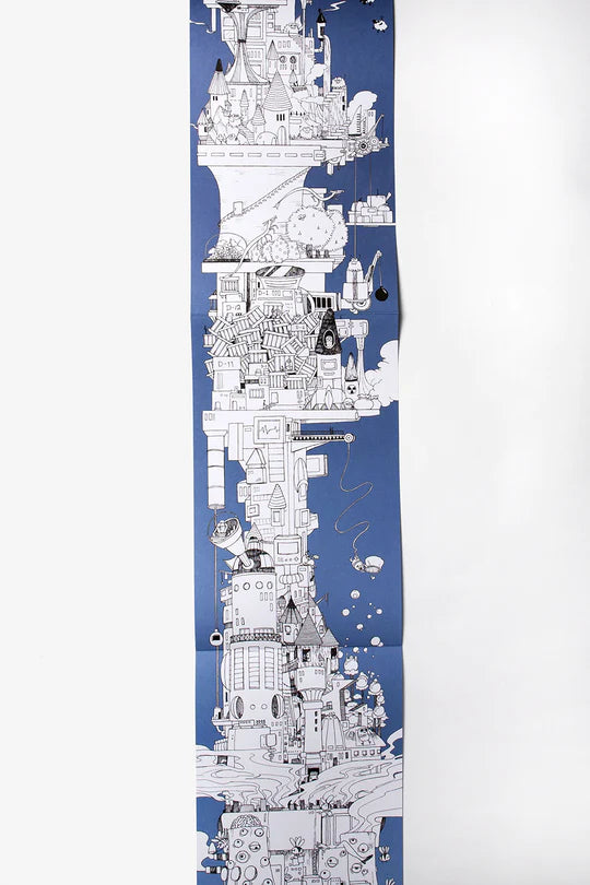 To the Moon! The Tallest Coloring Book in the World