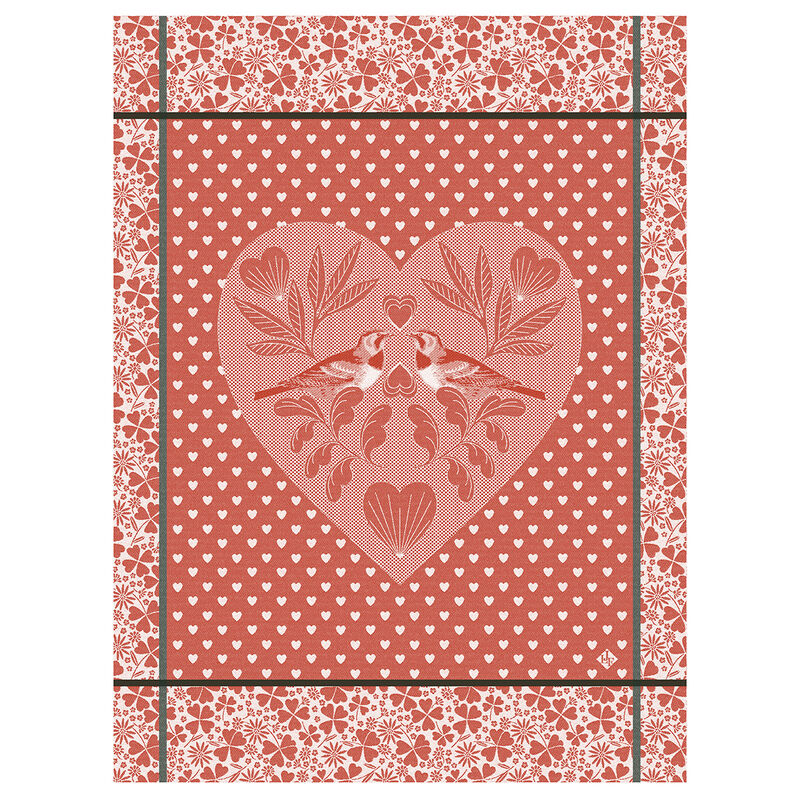 Le Jacquard Francais, Amour Tea Towel