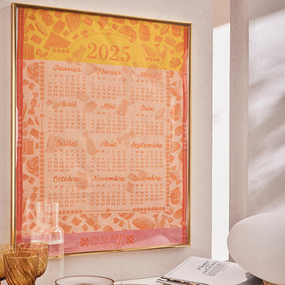 Le Jacquard Français, 2025 Calendar Tea Towel