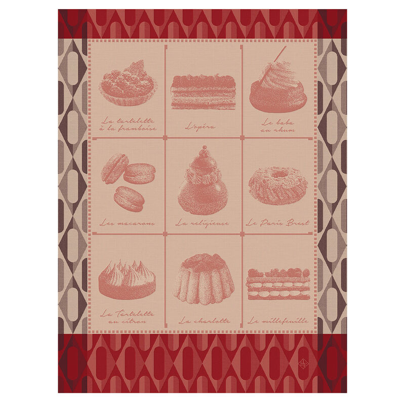 Le Jacquard Francais, Patisseries Francaises Tea Towel