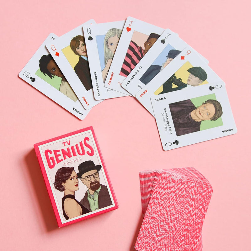 TV Genius Playing Cards