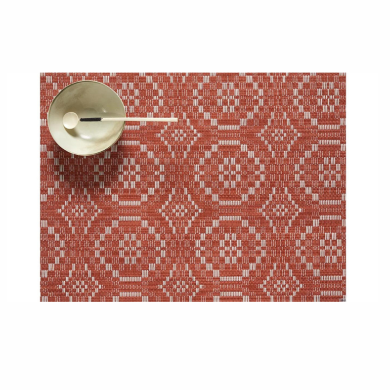 Placemat - Overshot in Paprika