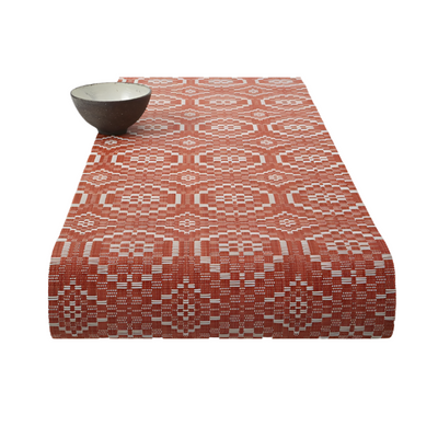 Table Runner - Overshot in Paprika