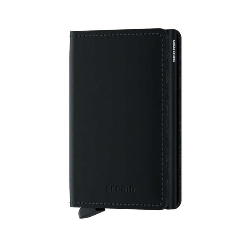 Slimwallet Matte Black, by Secrids