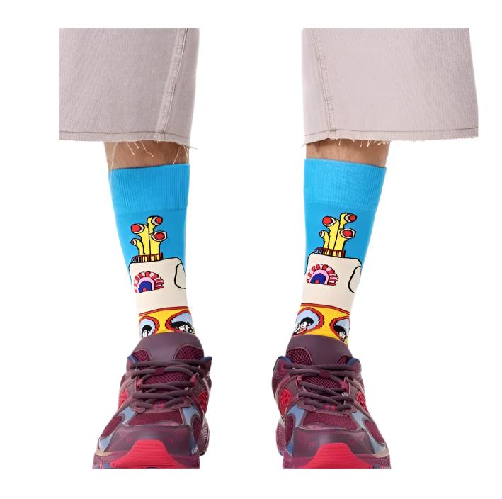 Beatles Yellow Submarine Sock
