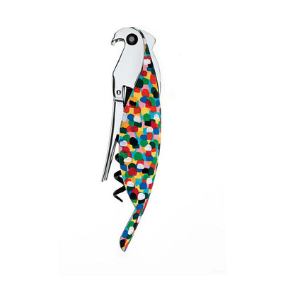 Alessi, Parrot Corkscrew in Multicolors