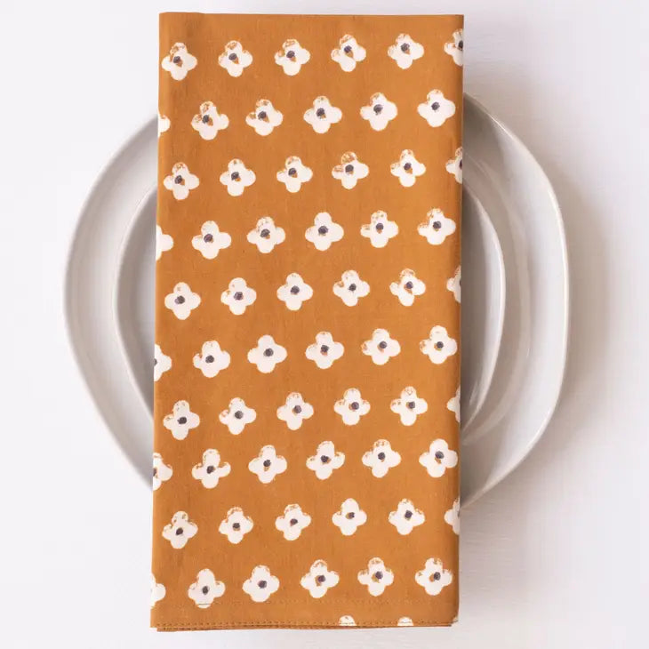 Suki Rust Block Printed Napkins